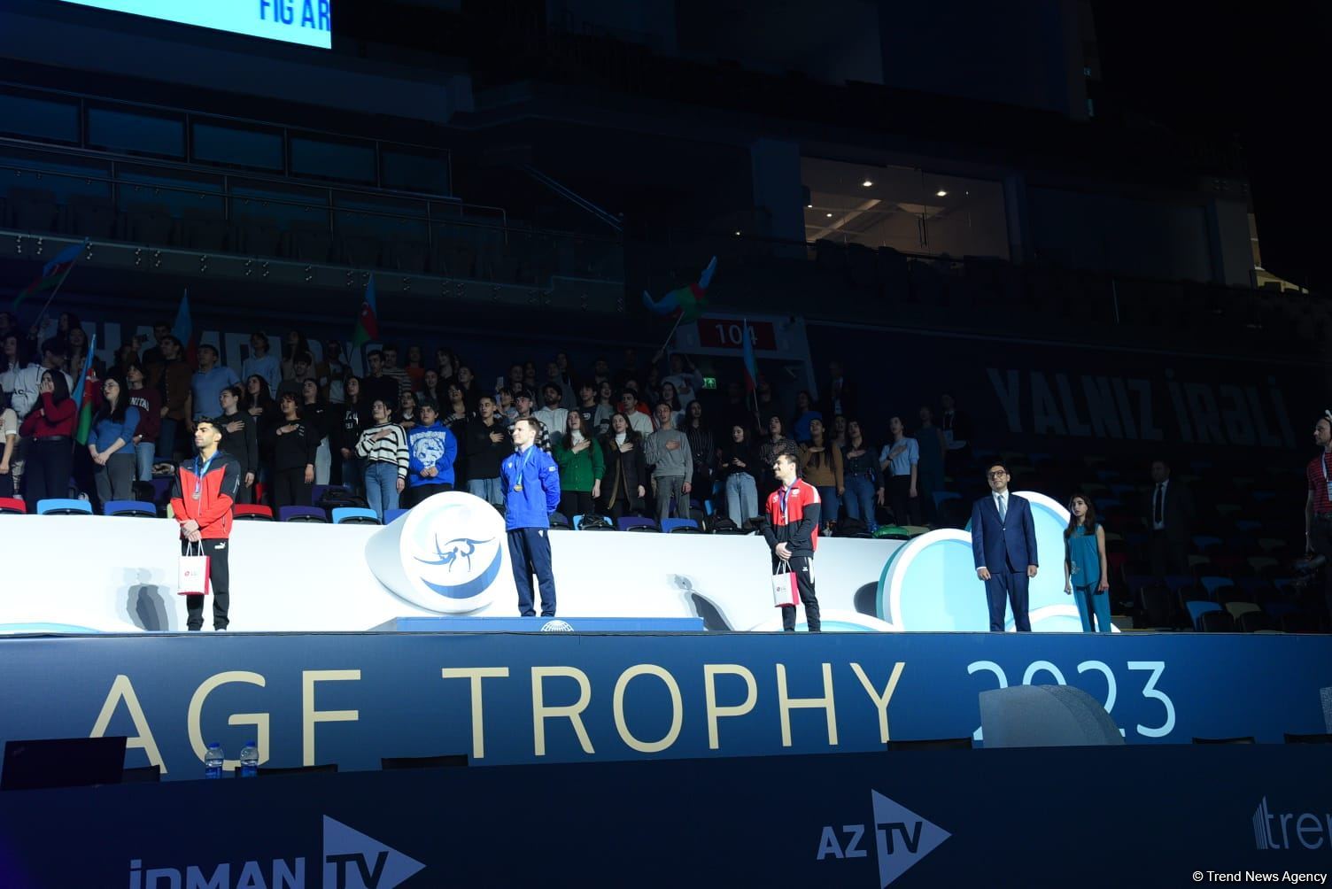 Baku holds awarding ceremony for winners of FIG Artistic Gymnastics World Cup (PHOTO)