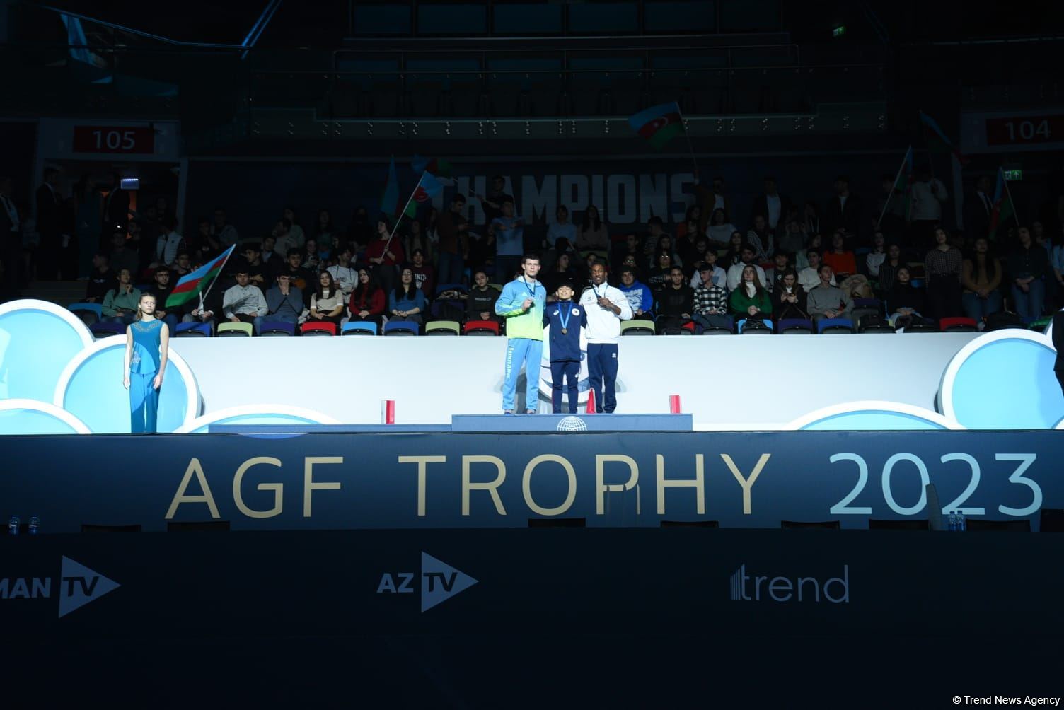 Baku holds awarding ceremony for winners of FIG Artistic Gymnastics World Cup (PHOTO)