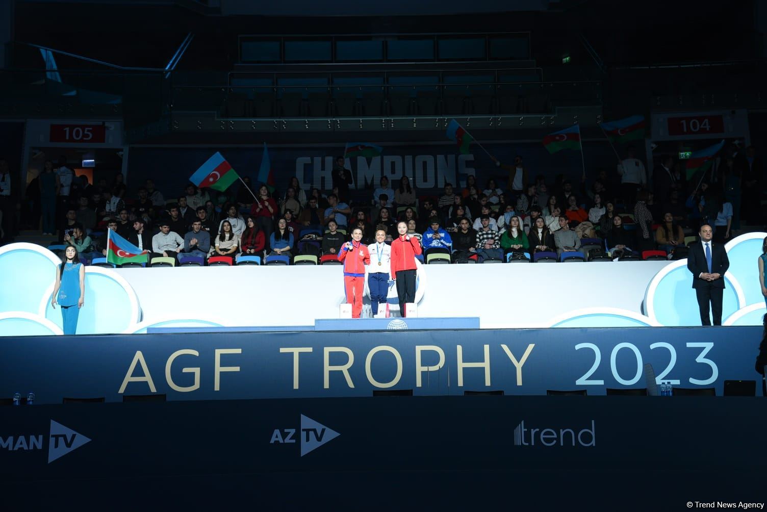 Baku holds awarding ceremony for winners of FIG Artistic Gymnastics World Cup (PHOTO)