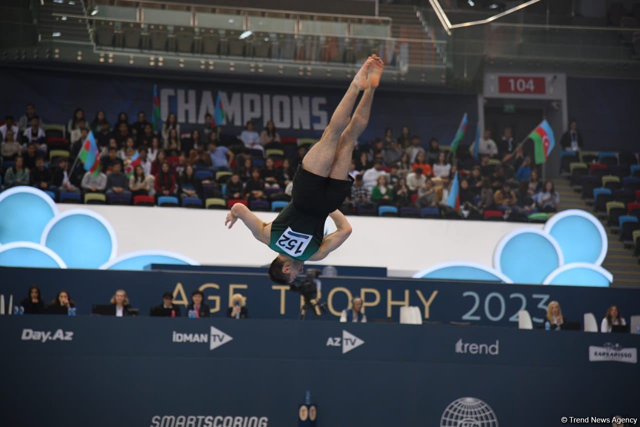 Third day of FIG Artistic Gymnastics Apparatus World Cup kicks off in Baku (PHOTO)