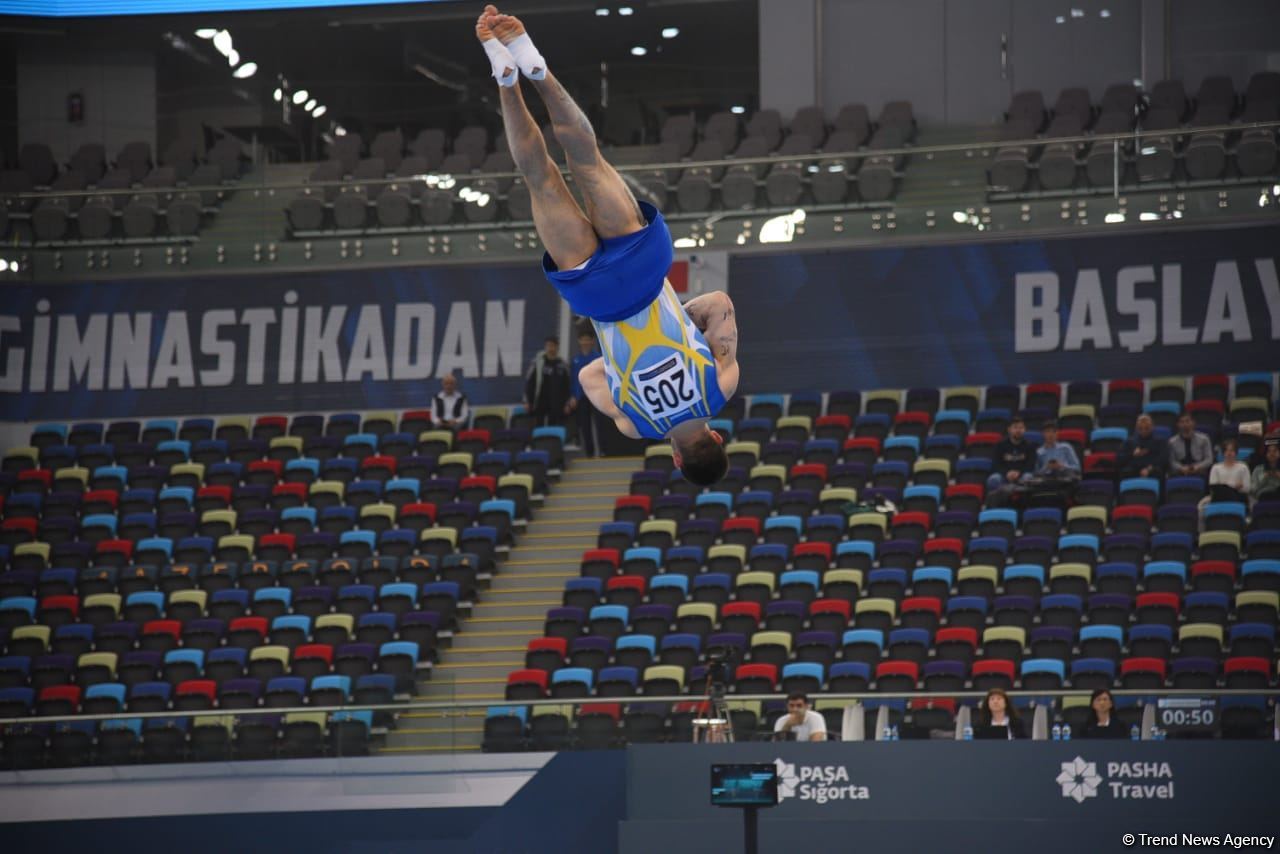 Third day of FIG Artistic Gymnastics Apparatus World Cup kicks off in Baku (PHOTO)