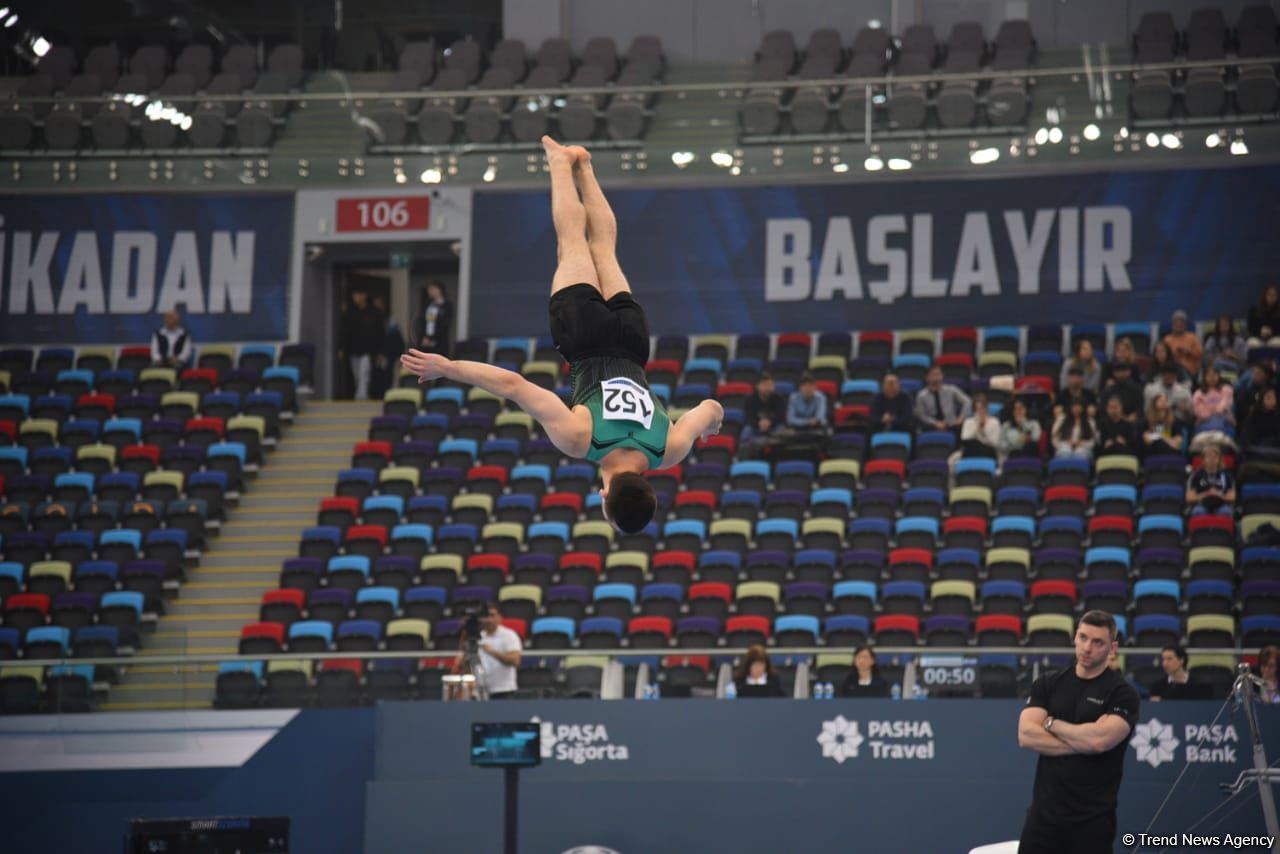Third day of FIG Artistic Gymnastics Apparatus World Cup kicks off in Baku (PHOTO)