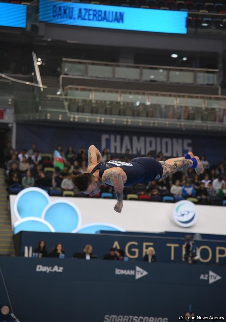 Third day of FIG Artistic Gymnastics Apparatus World Cup kicks off in Baku (PHOTO)