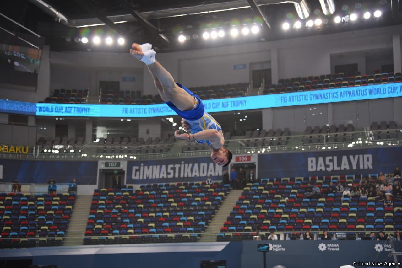Third day of FIG Artistic Gymnastics Apparatus World Cup kicks off in Baku (PHOTO)