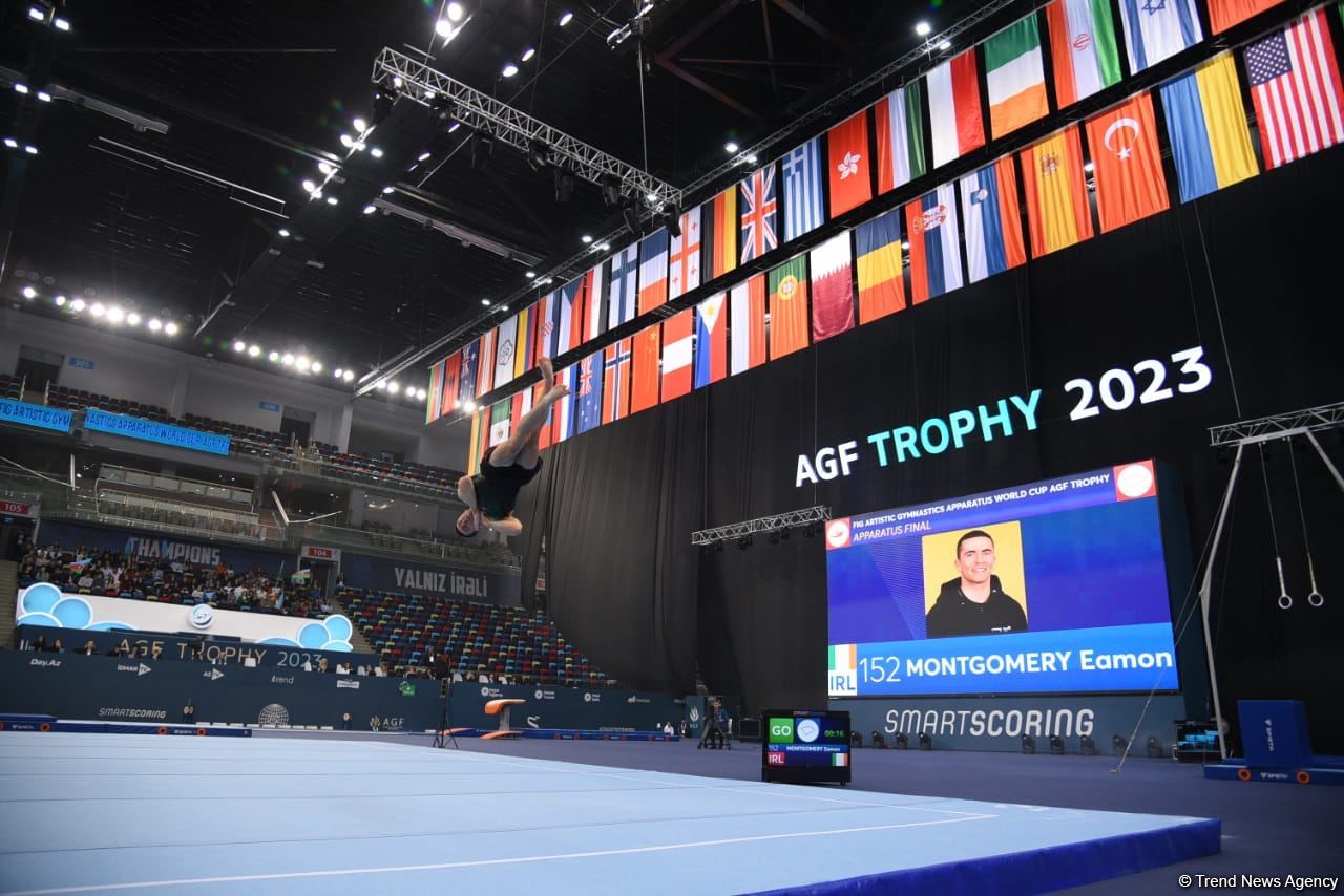Third day of FIG Artistic Gymnastics Apparatus World Cup kicks off in Baku (PHOTO)