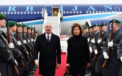 Президент Ильхам Алиев прибыл с рабочим визитом в Германию (ФОТО/ВИДЕО)