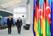 President Ilham Aliyev, Chancellor Olaf Scholz hold joint press conference (PHOTO/VIDEO)