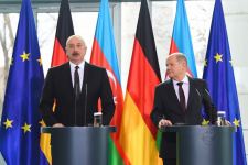 President Ilham Aliyev, Chancellor Olaf Scholz hold joint press conference (PHOTO/VIDEO)