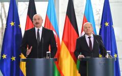 President Ilham Aliyev, Chancellor Olaf Scholz hold joint press conference (PHOTO/VIDEO)