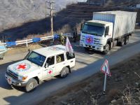 По Лачинской дороге беспрепятственно проехали автомашины МККК (ФОТО)
