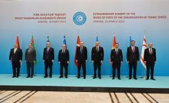President Ilham Aliyev attends Extraordinary Summit of Heads of State of Organization of Turkic States in Ankara (PHOTO/VIDEO)