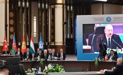 President Ilham Aliyev attends Extraordinary Summit of Heads of State of Organization of Turkic States in Ankara (PHOTO/VIDEO)