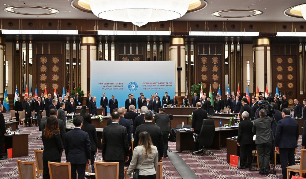 President Ilham Aliyev attends Extraordinary Summit of Heads of State of Organization of Turkic States in Ankara (PHOTO/VIDEO)