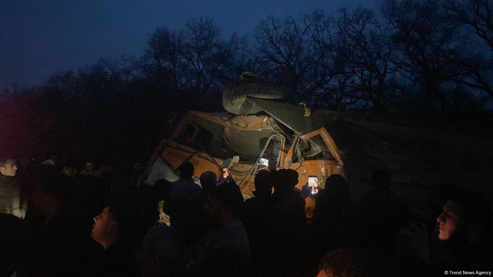 Тяжелое ДТП на дороге Баку-Хачмаз, есть погибшие (ФОТО)