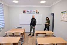Президент Ильхам Алиев и Первая леди Мехрибан Алиева ознакомились с условиями, созданными в полной средней школе поселка Суговушан (ФОТО/ВИДЕО)