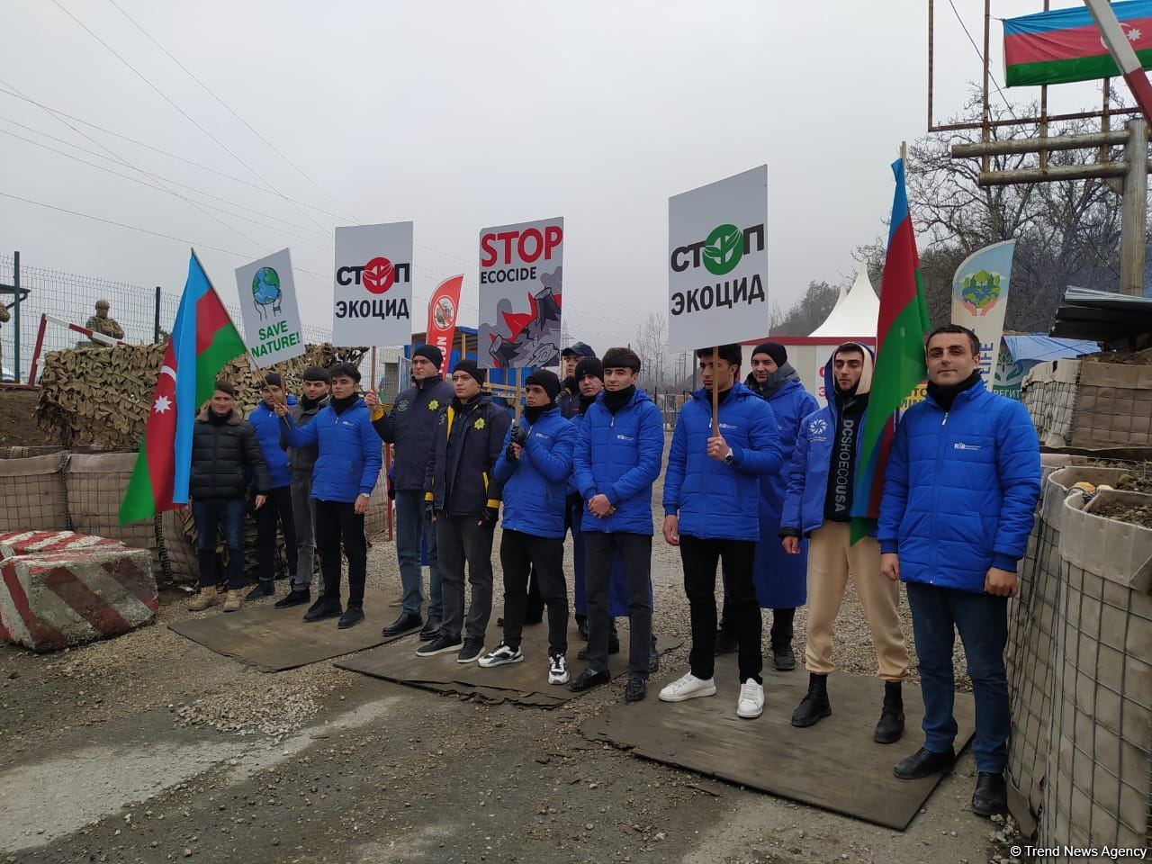 Протесты на Лачинской дороге продолжаются 98-й день (ФОТО)