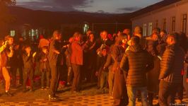 В селе Талыш впервые за 30 лет разожгли костер по случаю Новруза (ФОТО)