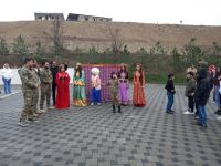 Коллектив Кукольного театра выступил со спектаклем в селе Талыш (ФОТО)