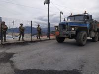 По Лачинской дороге проехала еще одна автоколонна миротворцев (ФОТО)