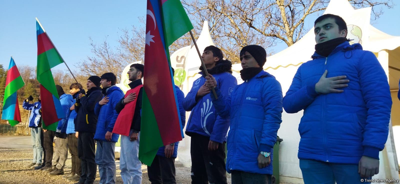 Мирная акция протеста на Лачинской дороге продолжается уже 103-й день (ФОТО)