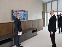 Президент Ильхам Алиев принял участие в открытии нового административного здания Государственной службы по вопросам имущества (ФОТО)