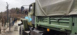 По Лачинской дороге проехала автоколонна из 25 транспортных средств РМК (ФОТО)