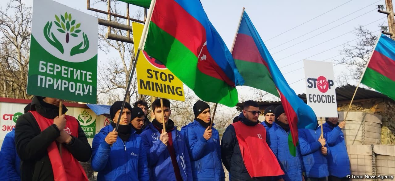 Акция протеста на дороге Лачин-Ханкенди длится 109-й день (ФОТО)