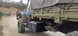 По Лачинской дороге беспрепятственно проехали два автомобиля РМК (ФОТО)