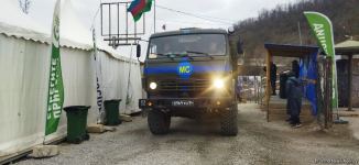 По Лачинской дороге беспрепятственно проехали два автомобиля РМК (ФОТО)