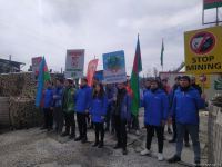 Акция протеста на дороге Лачин-Ханкенди продолжается 112-й день (ФОТО)
