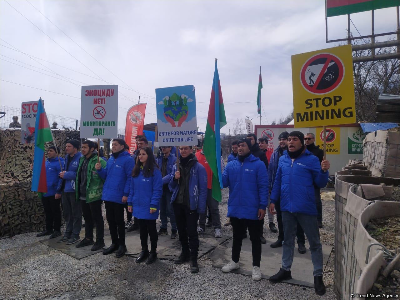 Акция протеста на дороге Лачин-Ханкенди продолжается 112-й день (ФОТО)