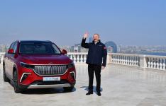 Президенту Азербайджана Ильхаму Алиеву представлен первый турецкий электромобиль Togg (ФОТО/ВИДЕО)