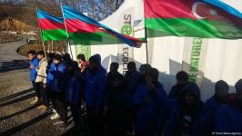 Акция протеста на дороге Лачин-Ханкенди продолжается 114-й день (ФОТО)
