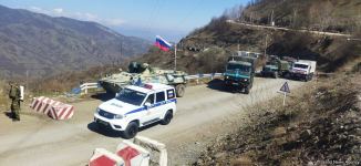 По Лачинской дороге беспрепятственно проехал караван из 21 автомашины РМК (ФОТО)