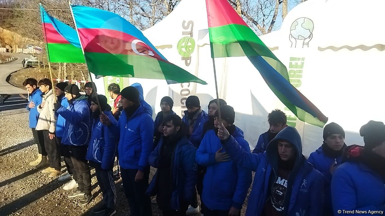 Акция протеста на дороге Лачин-Ханкенди продолжается 114-й день (ФОТО)