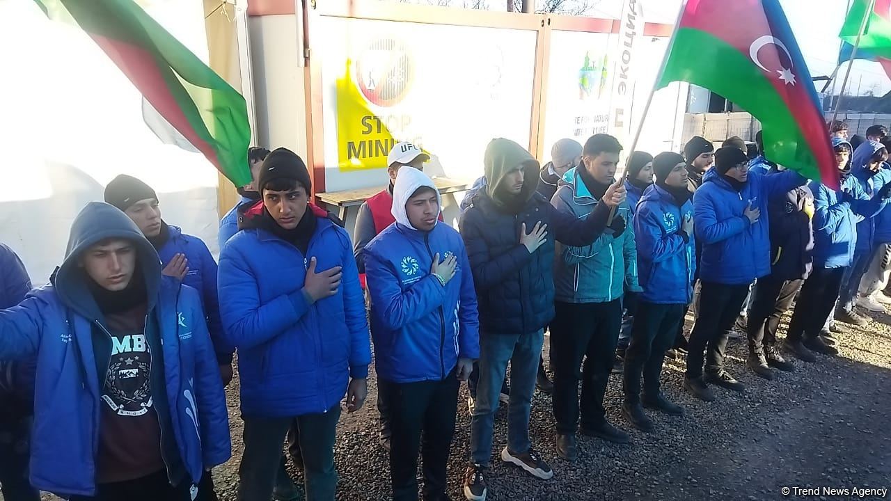 Акция протеста на дороге Лачин-Ханкенди продолжается 114-й день (ФОТО)