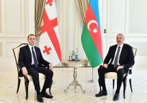 Состоялась встреча Президента Азербайджана Ильхама Алиева с Премьер-министром Грузии Ираклием Гарибашвили один на один (ФОТО/ВИДЕО)