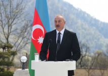 President Ilham Aliyev and Prime Minister of Georgia Irakli Garibashvili make press statements (PHOTO/VIDEO)