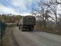 По Лачинской дороге беспрепятственно проехала автоколонна миротворцев (ФОТО)