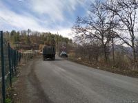 По Лачинской дороге беспрепятственно проехала автоколонна миротворцев (ФОТО)