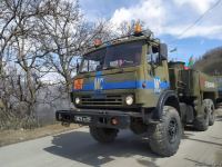 По Лачинской дороге беспрепятственно проехала автоколонна миротворцев (ФОТО)
