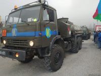 По Лачинской дороге беспрепятственно проехала автоколонна миротворцев (ФОТО)