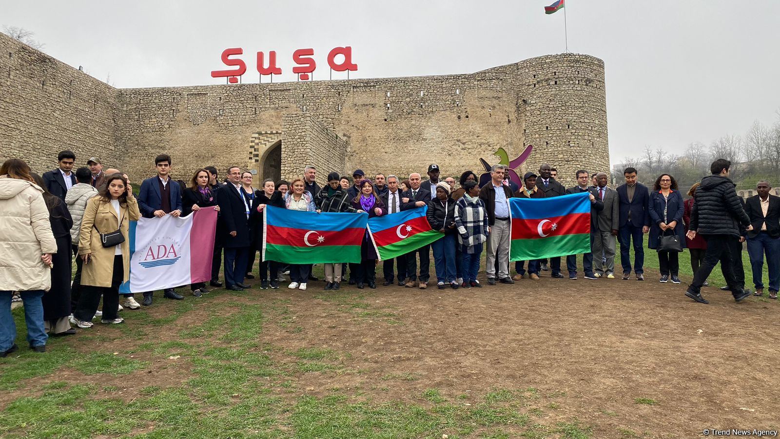 Делегация ТЮРКСОЙ по делам ЮНЕСКО посетила Шушинскую крепость (ФОТО)
