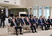 Президенты Азербайджана и Казахстана побывали в Международном финансовом центре "Астана" (ФОТО)