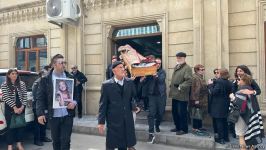 Народную артистку Азербайджана Ирану Тагизаде аплодисментами проводили в последний путь (ФОТО)