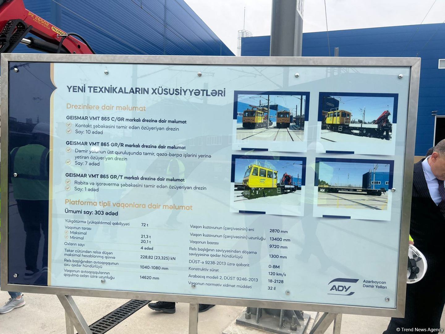АЖД доставила в страну технику нового поколения для увеличения объема транзитных перевозок (ФОТО)