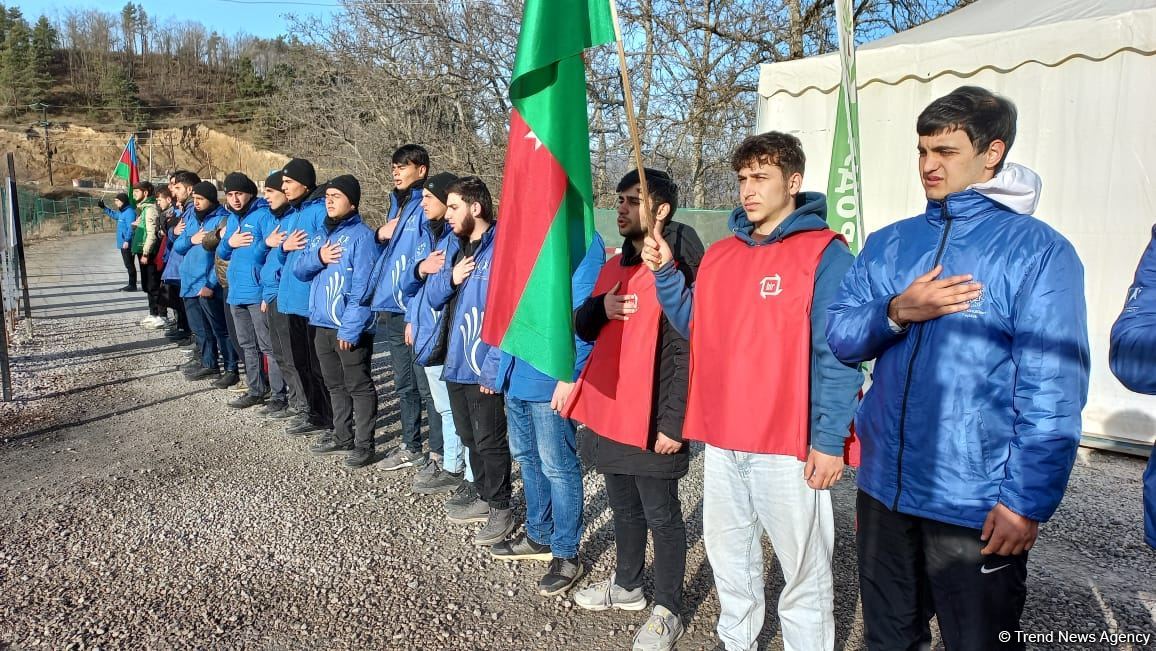 Акция протеста на дороге Лачин-Ханкенди продолжается 120-й день (ФОТО)