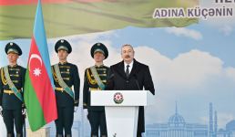 Президент Ильхам Алиев принял участие в открытии улицы Гейдара Алиева в Астане (ФОТО)