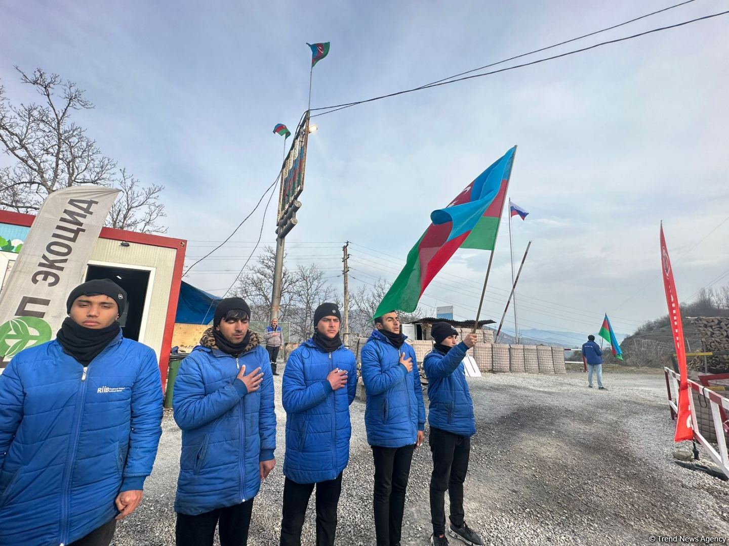 Акция протеста на Лачинской дороге продолжается 121-й день (ФОТО)