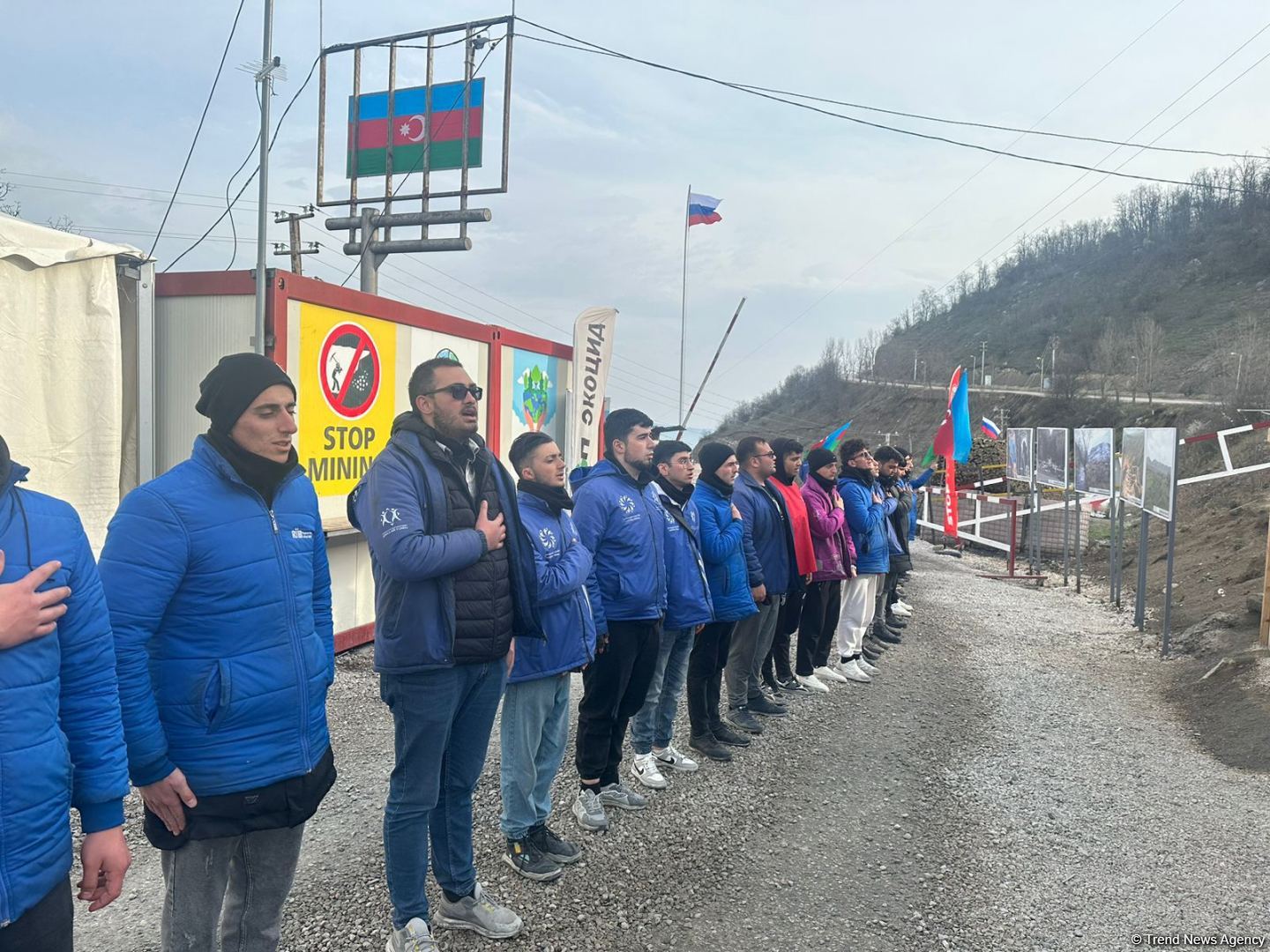 Акция протеста на Лачинской дороге продолжается 121-й день (ФОТО)